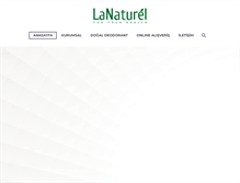 Tablet Screenshot of lanaturel.com